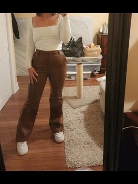 Aritzia Vegan Leather Pants